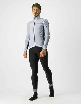 Cycling Jacket, Vest Castelli Squadra Stretch Jacket Silver Gray/Dark Gray 2XL Jacket - 6