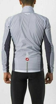 Giacca da ciclismo, gilet Castelli Squadra Stretch Jacket Silver Gray/Dark Gray 3XL Giacca - 2