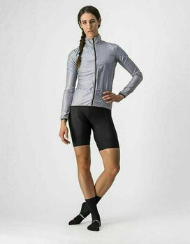 Cycling Jacket, Vest Castelli Aria Shell W Jacket Silver Gray XS Jacket - 7