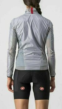 Kerékpár kabát, mellény Castelli Aria Shell W Jacket Silver Gray M Kabát - 2