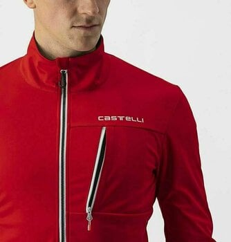 Casaco de ciclismo, colete Castelli Go Jacket Red/Silver Gray L Casaco - 8