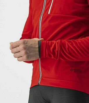 Biciklistička jakna, prsluk Castelli Go Jacket Red/Silver Gray XL Jakna - 5