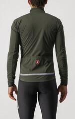 Cyklo-Bunda, vesta Castelli Go Bunda Military Green/Fiery Red 3XL - 1