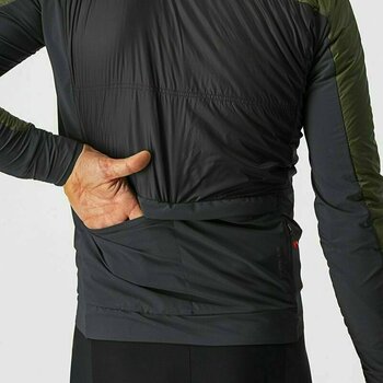 Veste de cyclisme, gilet Castelli Unlimited Puffy Jacket Light Military Green/Dark Gray M Veste - 3