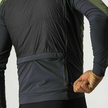 Casaco de ciclismo, colete Castelli Unlimited Puffy Jacket Light Military Green/Dark Gray M Casaco - 4