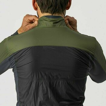 Fahrrad Jacke, Weste Castelli Unlimited Puffy Jacket Light Military Green/Dark Gray M Jacke - 6