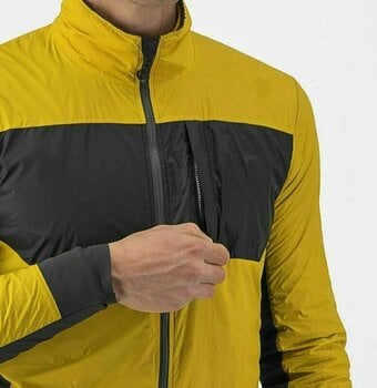 Αντιανεμικά Ποδηλασίας Castelli Unlimited Puffy Jacket Μπουφάν Goldenrod/Dark Gray M - 5