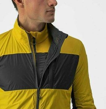 Veste de cyclisme, gilet Castelli Unlimited Puffy Jacket Veste Goldenrod/Dark Gray M - 6