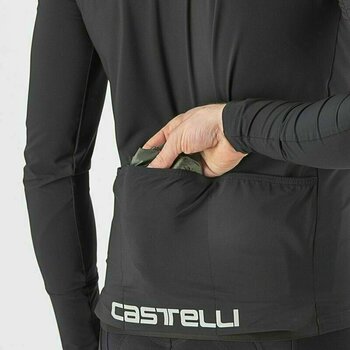 Cycling Jacket, Vest Castelli Squadra Stretch Jacket Military Green/Dark Gray S Jacket - 4