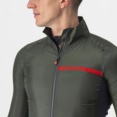 Cycling Jacket, Vest Castelli Squadra Stretch Military Green/Dark Gray - 5