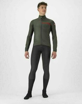 Cycling Jacket, Vest Castelli Squadra Stretch Jacket Military Green/Dark Gray S Jacket - 7