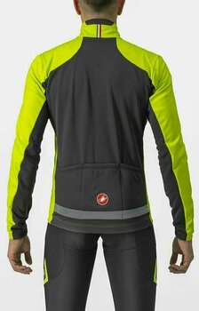 Biciklistička jakna, prsluk Castelli Transition 2 Jacket Electric Lime/Dark Gray-Black XL Jakna - 2