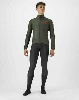 Cycling Jacket, Vest Castelli Squadra Stretch Jacket Military Green/Dark Gray M Jacket - 7