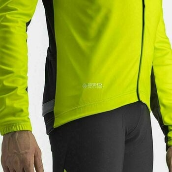 Kerékpár kabát, mellény Castelli Transition 2 Jacket Electric Lime/Dark Gray-Black XL Kabát - 4