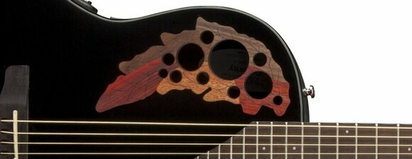 Elektroakustinen kitara Ovation CE44-5 Celebrity Elite Musta - 2