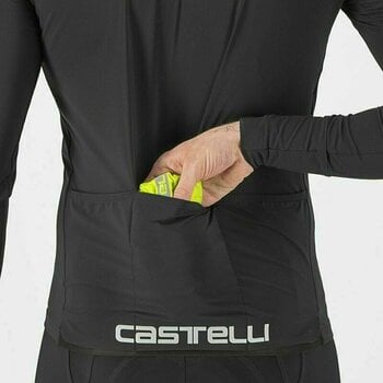 Fahrrad Jacke, Weste Castelli Squadra Stretch Jacket Electric Lime/Dark Gray S Jacke - 6