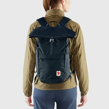 Lifestyle Backpack / Bag Fjällräven High Coast Foldsack 24 Black 24 L Backpack - 4