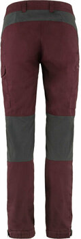 Calças de exterior Fjällräven Kaipak Trousers Curved W Dark Garnet/Dark Grey 36 Calças de exterior - 2