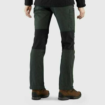 Calças de exterior Fjällräven Kaipak Trousers Curved W Dark Garnet/Dark Grey 36 Calças de exterior - 4