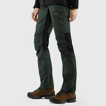 Calças de exterior Fjällräven Kaipak Trousers Curved W Dark Garnet/Dark Grey 36 Calças de exterior - 5