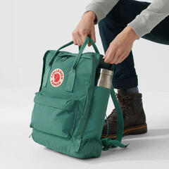 Lifestyle Backpack / Bag Fjällräven Kånken Backpack Arctic Green/Spicy Orange 16 L - 6