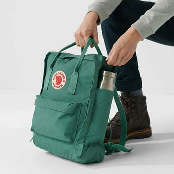 Lifestyle Backpack / Bag Fjällräven Kånken Arctic Green/Spicy Orange 16 L Backpack - 7