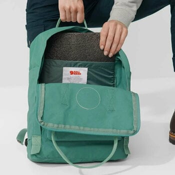Lifestyle Backpack / Bag Fjällräven Kånken Arctic Green/Spicy Orange 16 L Backpack - 10
