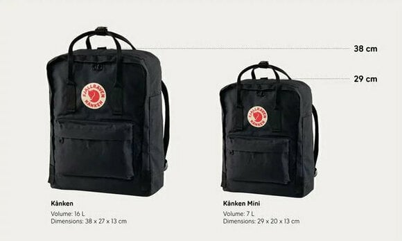 Lifestyle Backpack / Bag Fjällräven Kånken Flint Grey 16 L Backpack - 17