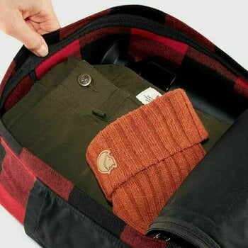 Outdoor Backpack Fjällräven Kånken Re-Wool Red/Black Outdoor Backpack - 8