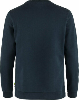 Hættetrøje til udendørs brug Fjällräven Logo Sweater M Dark Navy L Hættetrøje til udendørs brug - 2