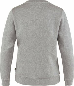 Sudadera con capucha para exteriores Fjällräven Fjällräven Logo Sweater W Grey/Melange S Sudadera con capucha para exteriores - 2