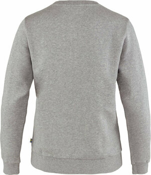 Hættetrøje til udendørs brug Fjällräven Fjällräven Logo Sweater W Grey/Melange XS Hættetrøje til udendørs brug - 2