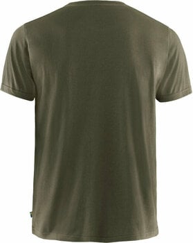 Camisa para exteriores Fjällräven Logo T-Shirt M Dark Olive L Camiseta Camisa para exteriores - 2