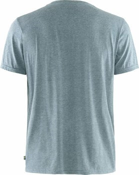 Outdoor T-Shirt Fjällräven Logo T-Shirt M Uncle Blue/Melange XL T-Shirt - 2