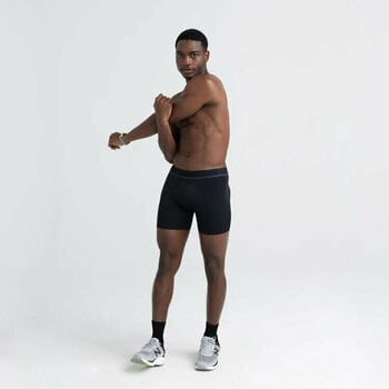 Fitness Underwear SAXX Kinetic Boxer Brief Blackout M Fitness Underwear - 3
