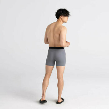 Fitness Underwear SAXX Quest 2-Pack Boxer Brief Black/Dark Charcoal II XL Fitness Underwear - 3