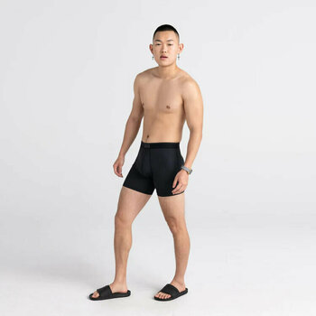 Fitness Underwear SAXX Quest Boxer Brief Black II XL Fitness Underwear - 3