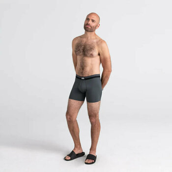 Fitness Underwear SAXX Sport Mesh 2-Pack Boxer Brief Black/Graphite M Fitness Underwear - 2