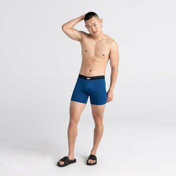 Fitness Underwear SAXX Sport Mesh 2-Pack Boxer Brief Navy/City Blue XL Fitness Underwear - 2