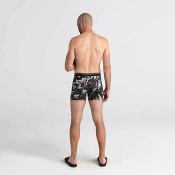 Fitness Underwear SAXX Sport Mesh Boxer Brief Graphite Digi Quake Camo L Fitness Underwear - 4