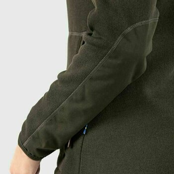 Hættetrøje til udendørs brug Fjällräven Övik Fleece Hoodie W Dark Grey XS Hættetrøje til udendørs brug - 7