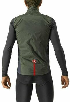 Cycling Jacket, Vest Castelli Squadra Stretch Vest Military Green/Dark Gray S Vest - 2