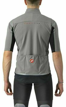 Cycling Jacket, Vest Castelli Gabba RoS 2 Nickel Gray/Travertine Gray M Jersey - 2