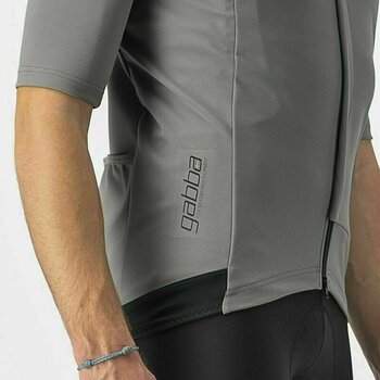 Cycling Jacket, Vest Castelli Gabba RoS 2 Nickel Gray/Travertine Gray XL Jersey - 4