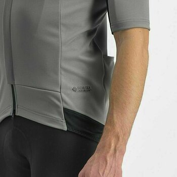 Cycling Jacket, Vest Castelli Gabba RoS 2 Nickel Gray/Travertine Gray XL Jersey - 5