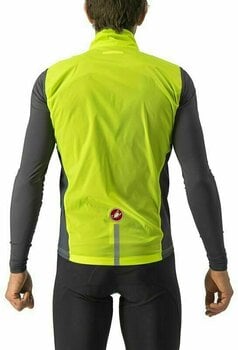 Αντιανεμικά Ποδηλασίας Castelli Squadra Stretch Vest Electric Lime/Dark Gray XL Γιλέκο - 2