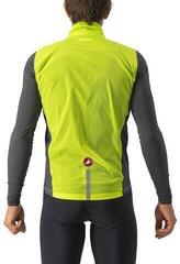 Cycling Jacket, Vest Castelli Squadra Stretch Electric Lime/Dark Gray - 1