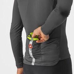 Cycling Jacket, Vest Castelli Squadra Stretch Electric Lime/Dark Gray - 4