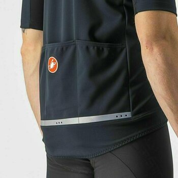 Fahrrad Jacke, Weste Castelli Gabba RoS 2 Jersey Light Black/Black Reflex M - 3