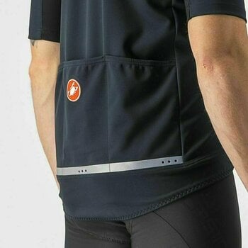 Veste de cyclisme, gilet Castelli Gabba RoS 2 Maillot Light Black/Black Reflex 3XL - 3